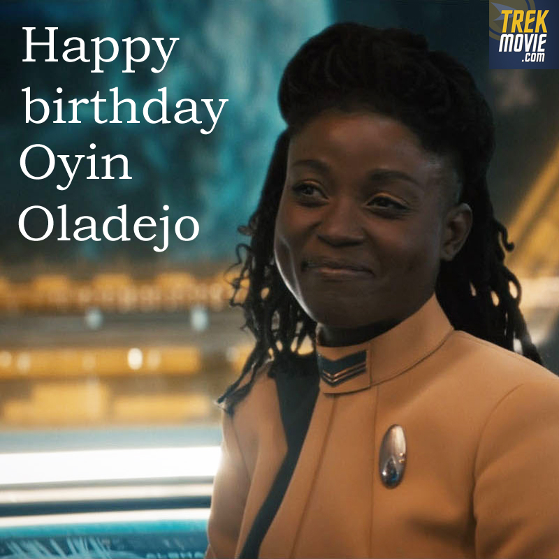 TrekMovie Happy birthday to Oyin Oladejo, who played...