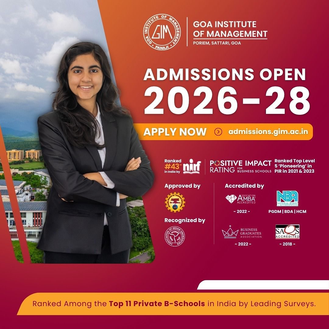 Goa Institute of... - Goa Institute of Management - GIM | Facebook