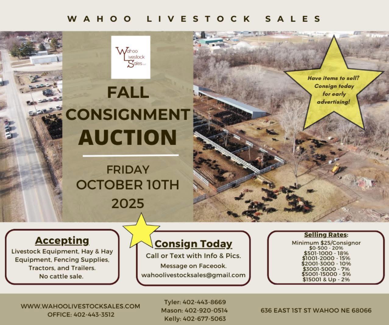 Wahoo - This Friday, Oct 10th. Join us for the Fall Consignment Sale at ...