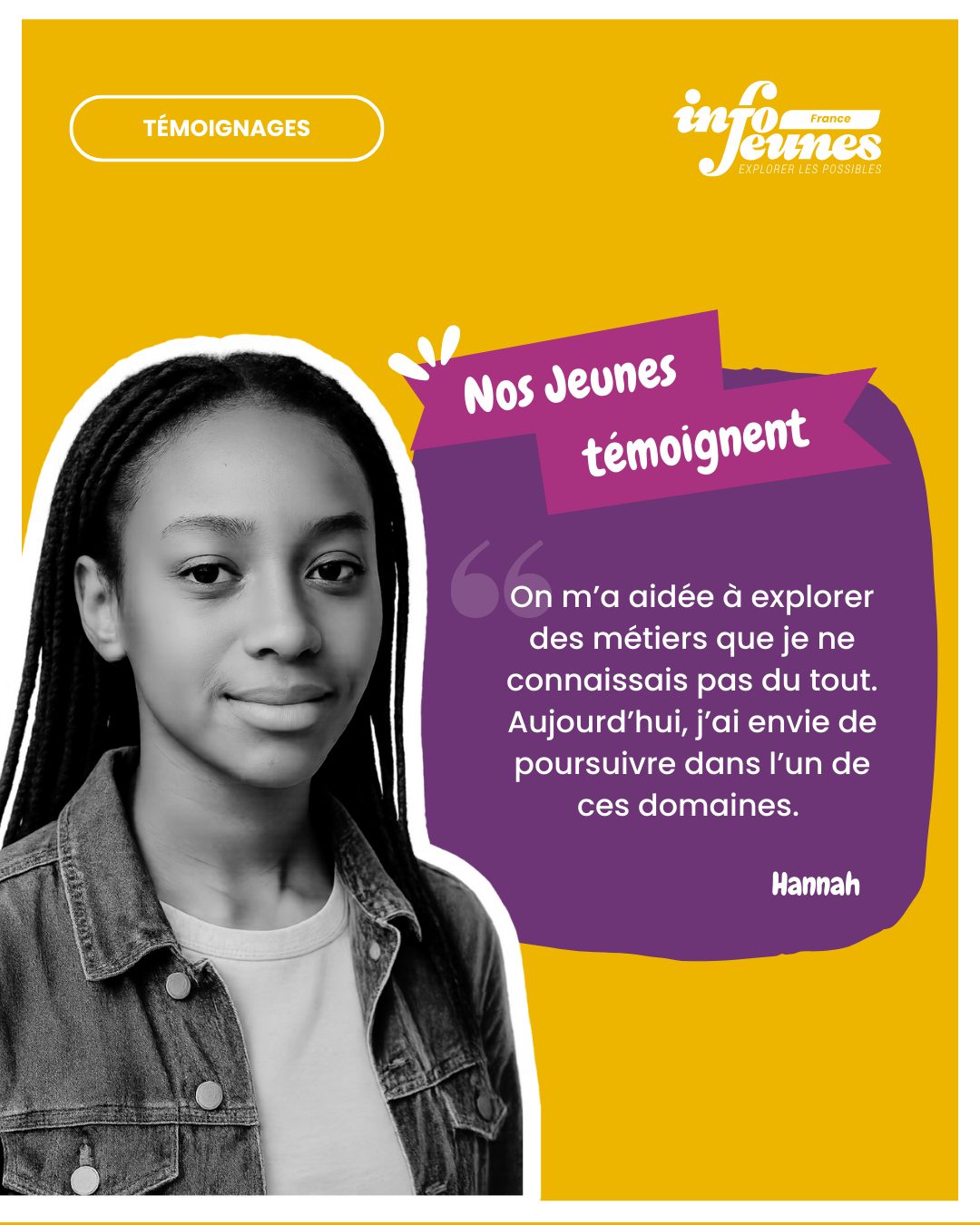 Info - #Lesjeunestémoignent - 