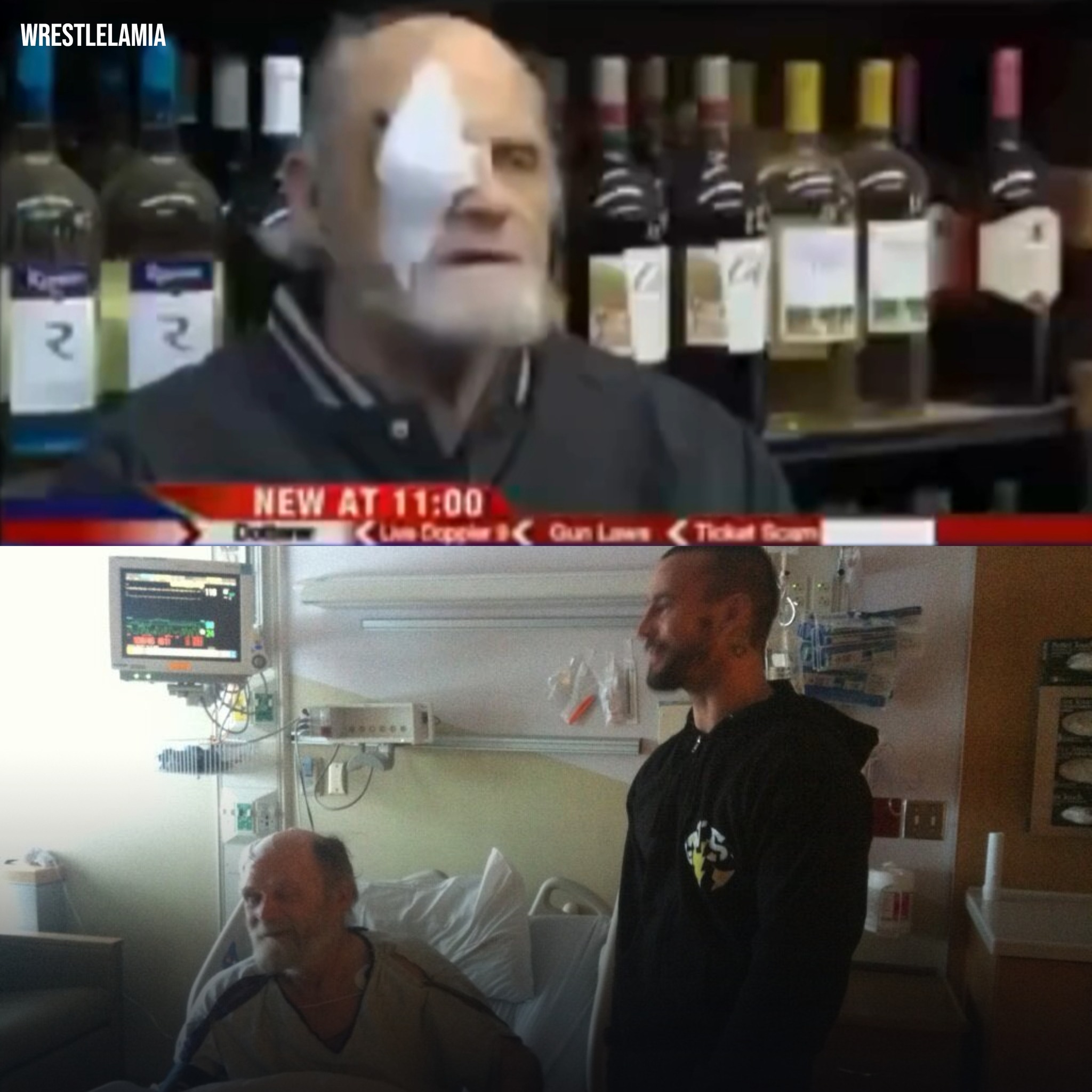 That time a man was shot in the face... - Wrestlelamia.com | Facebook