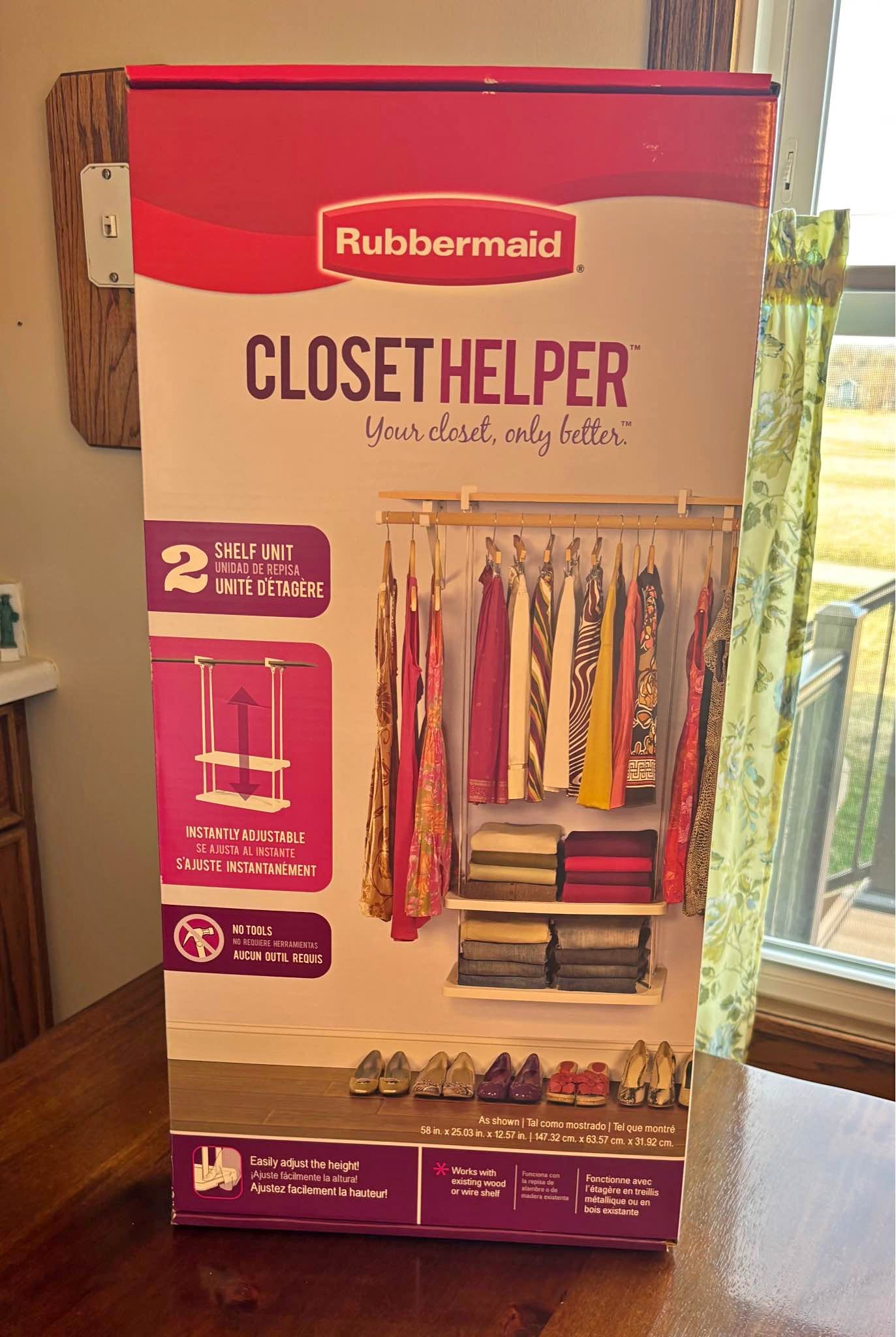 Rubbermaid Closet Helper - Closet Organizers - Cedar Rapids, Iowa