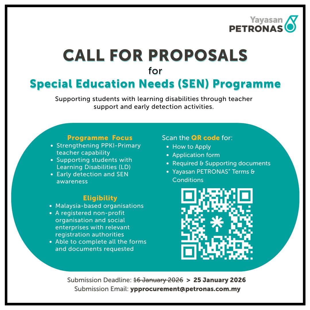SUBMISSION IS CLOSED Yayasan PETRONAS... - Yayasan PETRONAS | Facebook