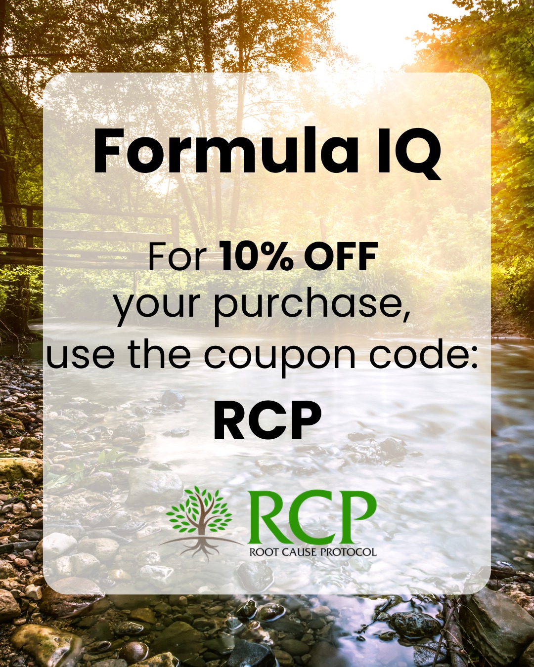 For 10% off your purchase, use... - The Root Cause Protocol | Facebook