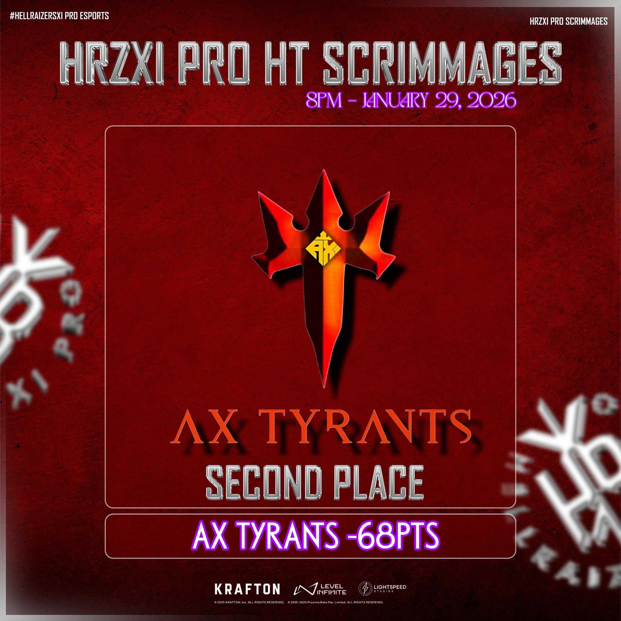 Congratulations AX TYRANTS for... - Asia's Excalibur Esports | Facebook