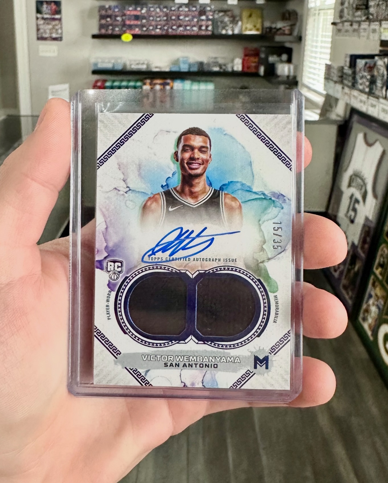 BOOM. WEMBY RPA /35 ? Customer hit this MONSTER pull — a Victor 