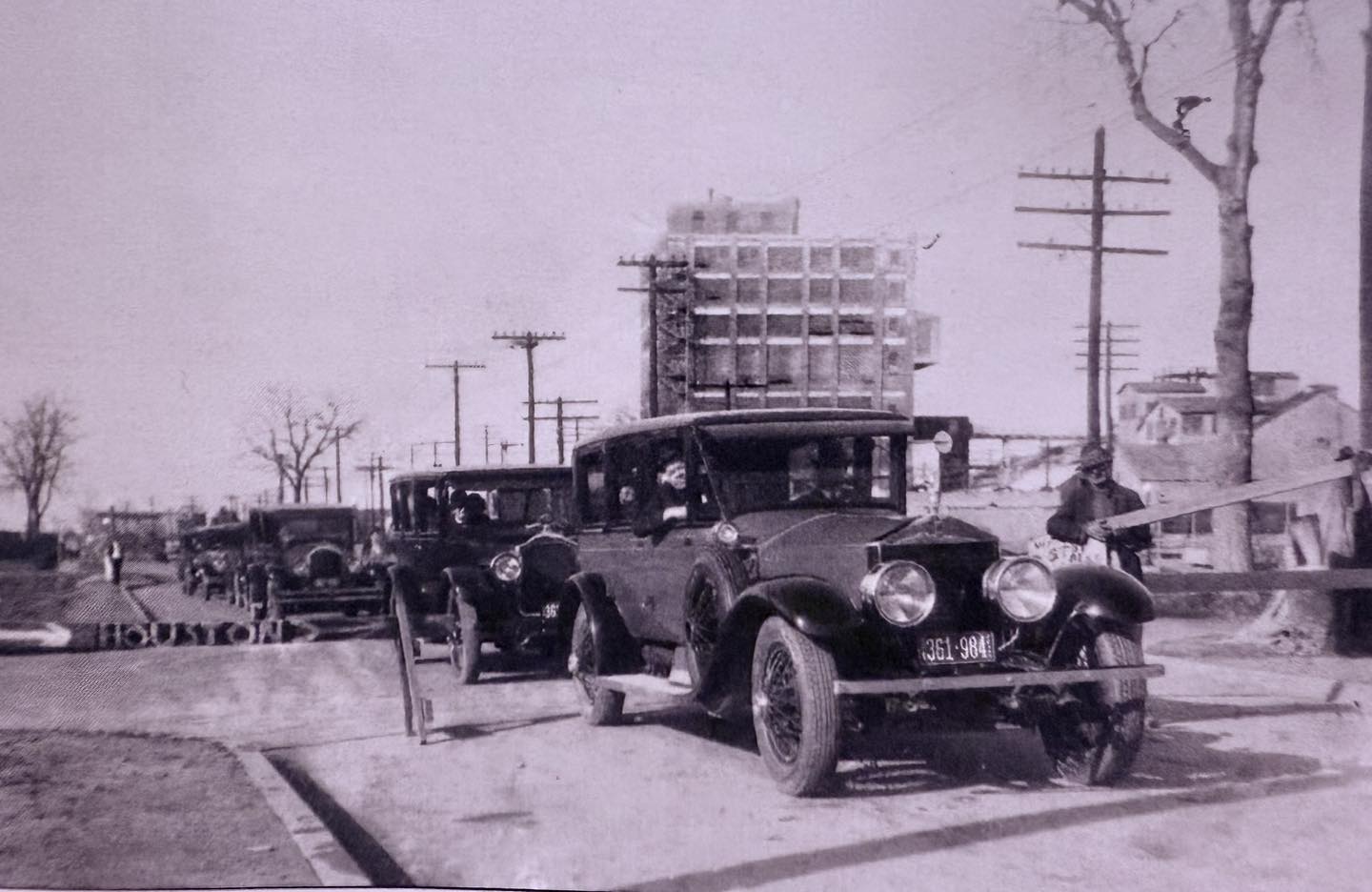 Fort - Cars drive on the newly paved U.S. 90a for the first time in ...