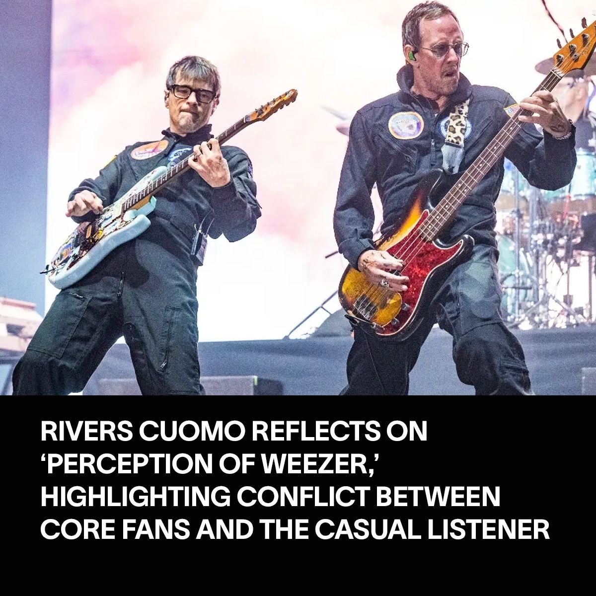 Weezer is a very interesting case study in terms of who a band is 