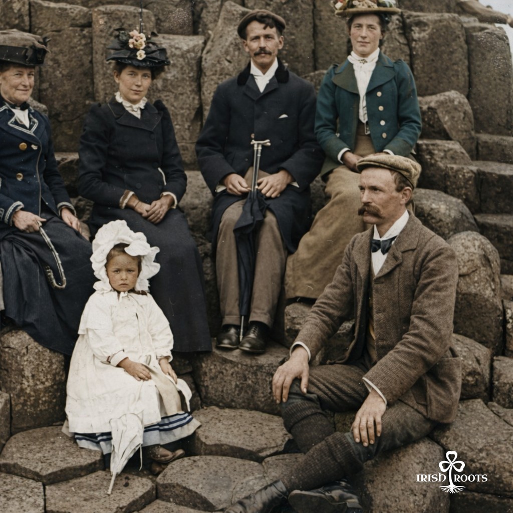 図録・カタログ Sotheby's Important British and Irish Pictures LONDON 29 November 2001 Irish - 🪨 The Giant's Causeway, 1902 This colourised photograph