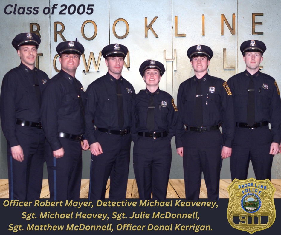 Brookline MA Police Department - Our most recent academy graduates were ...