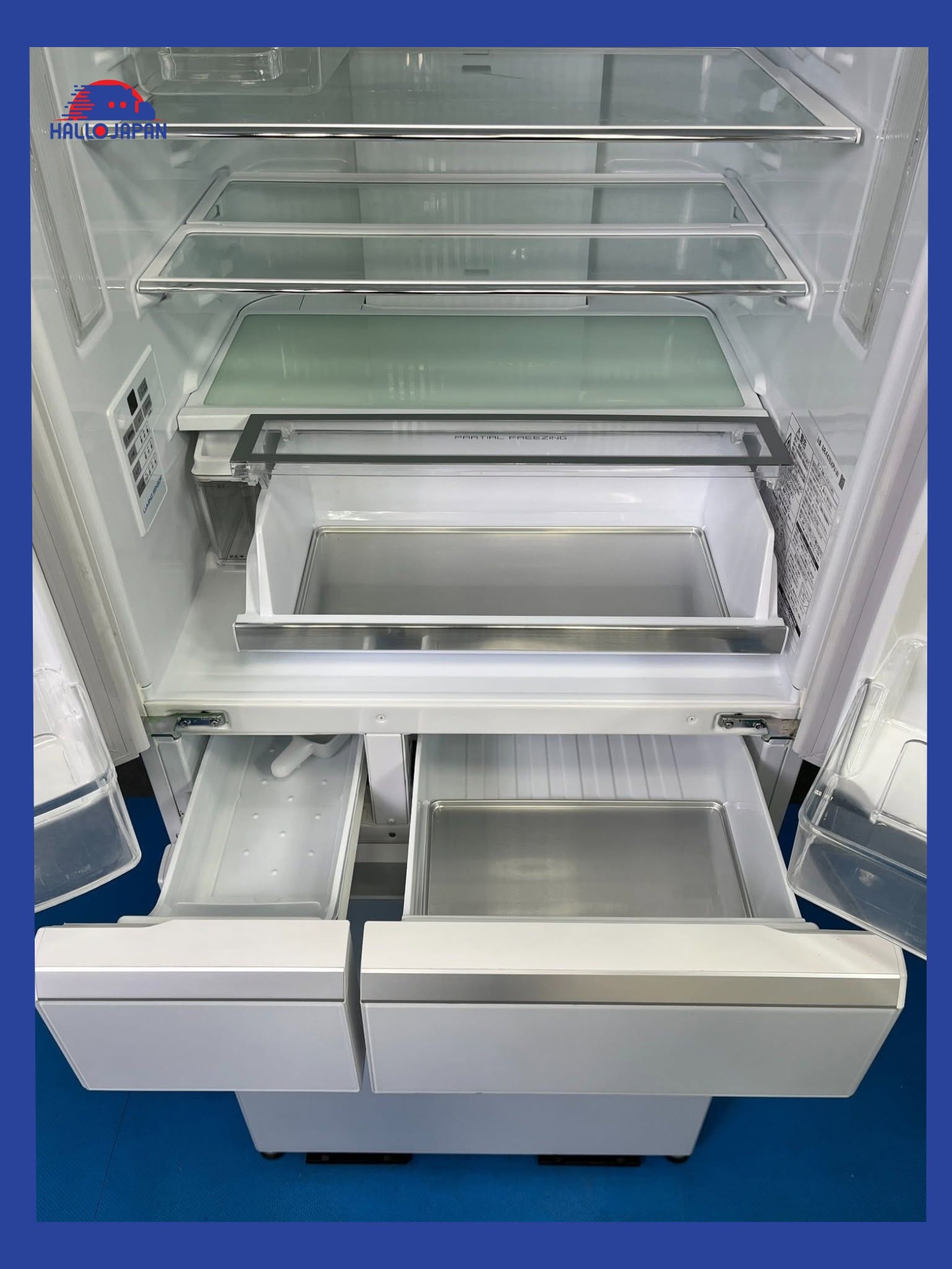 ❄️ PANASONIC 6-DOOR REFRIGERATOR – LARGE CAPACITY, PERFECT FOR 