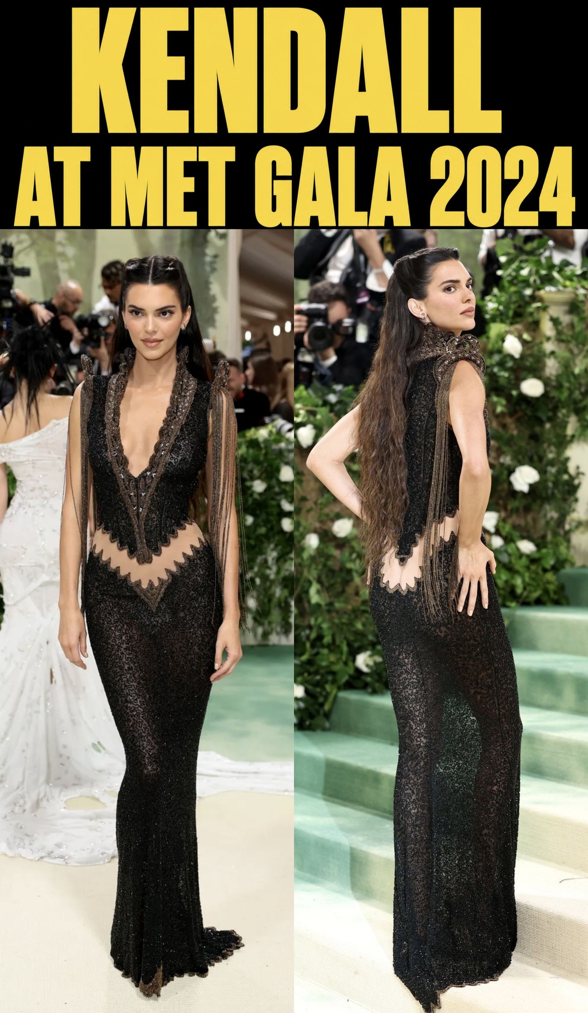 Kendall Jenner appears on the cover Vogue China's February issue