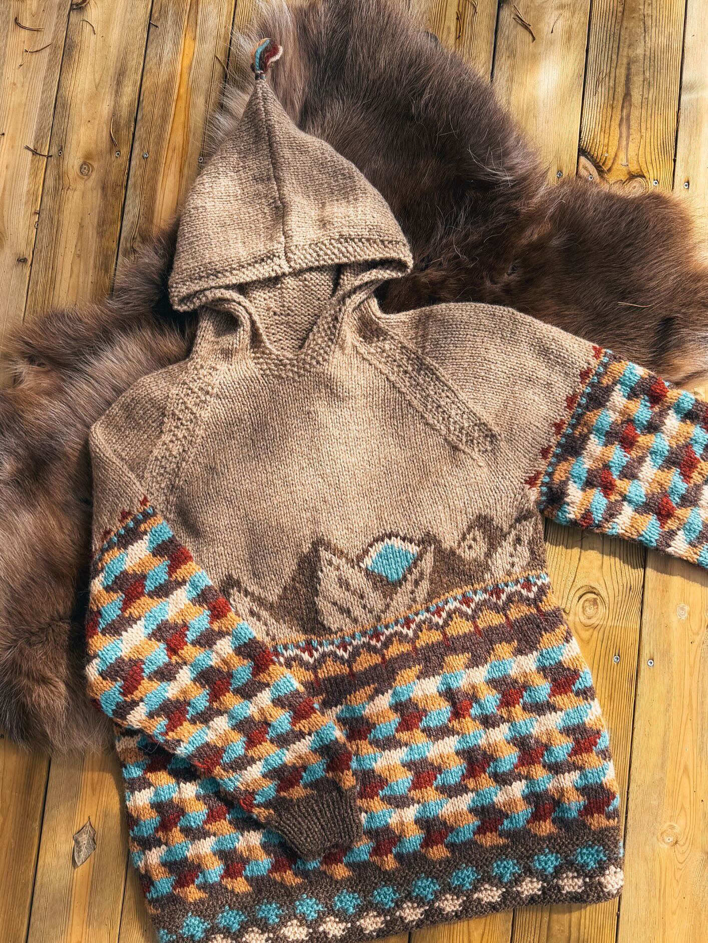 8 different colour combinations of the Harila sweater, which one 