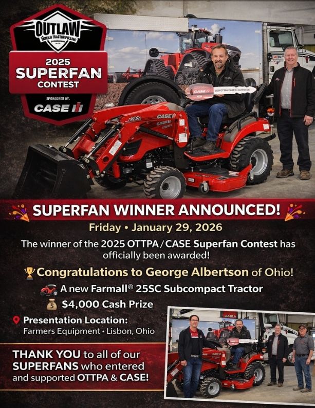 🎉 SUPERFAN... - Outlaw Truck & Tractor Pulling Association | Facebook
