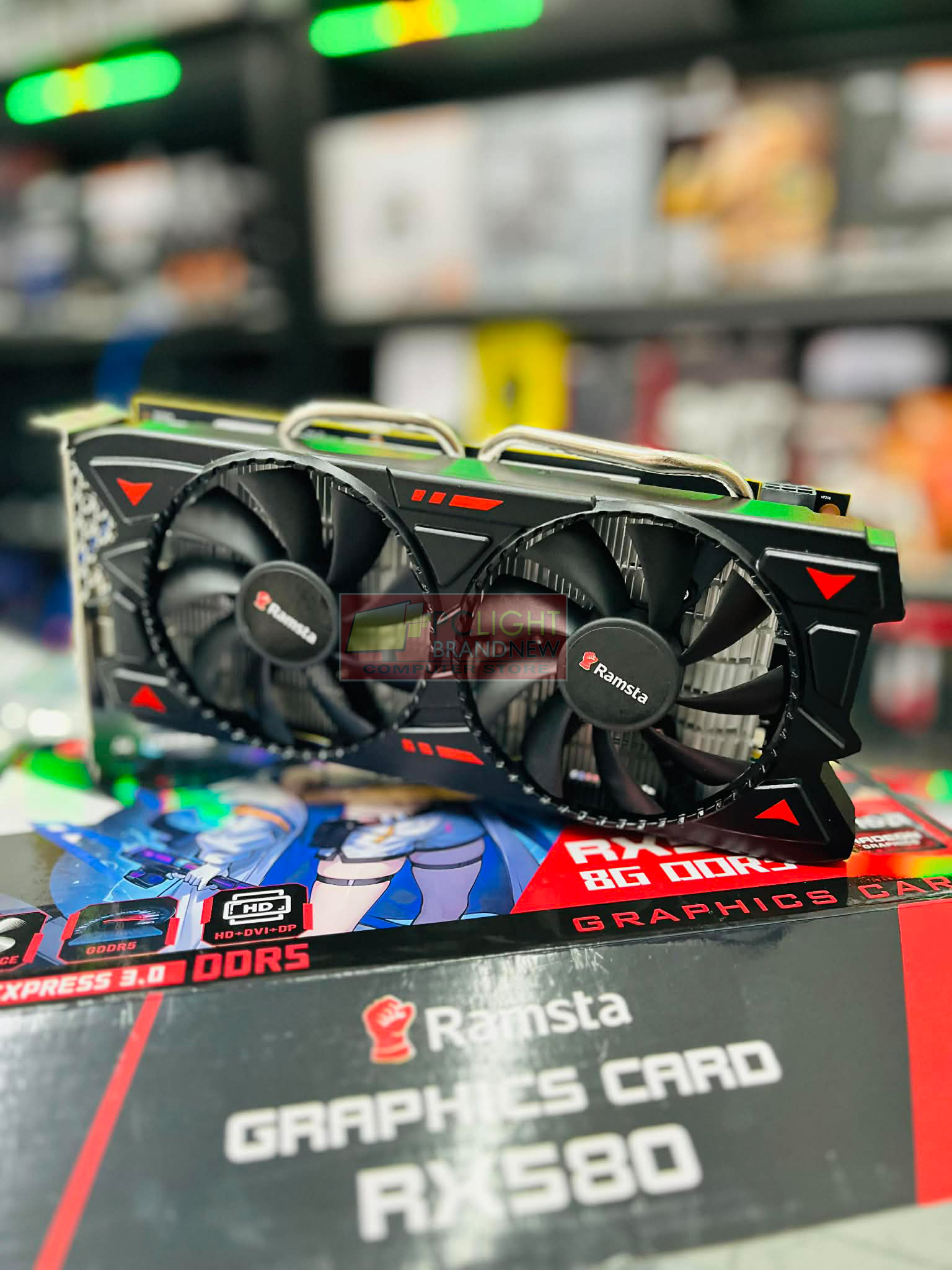 🔥 AVAILABLE NOW! RAMSTA RX 580 8GB... - Pc Light Brandnew | Facebook