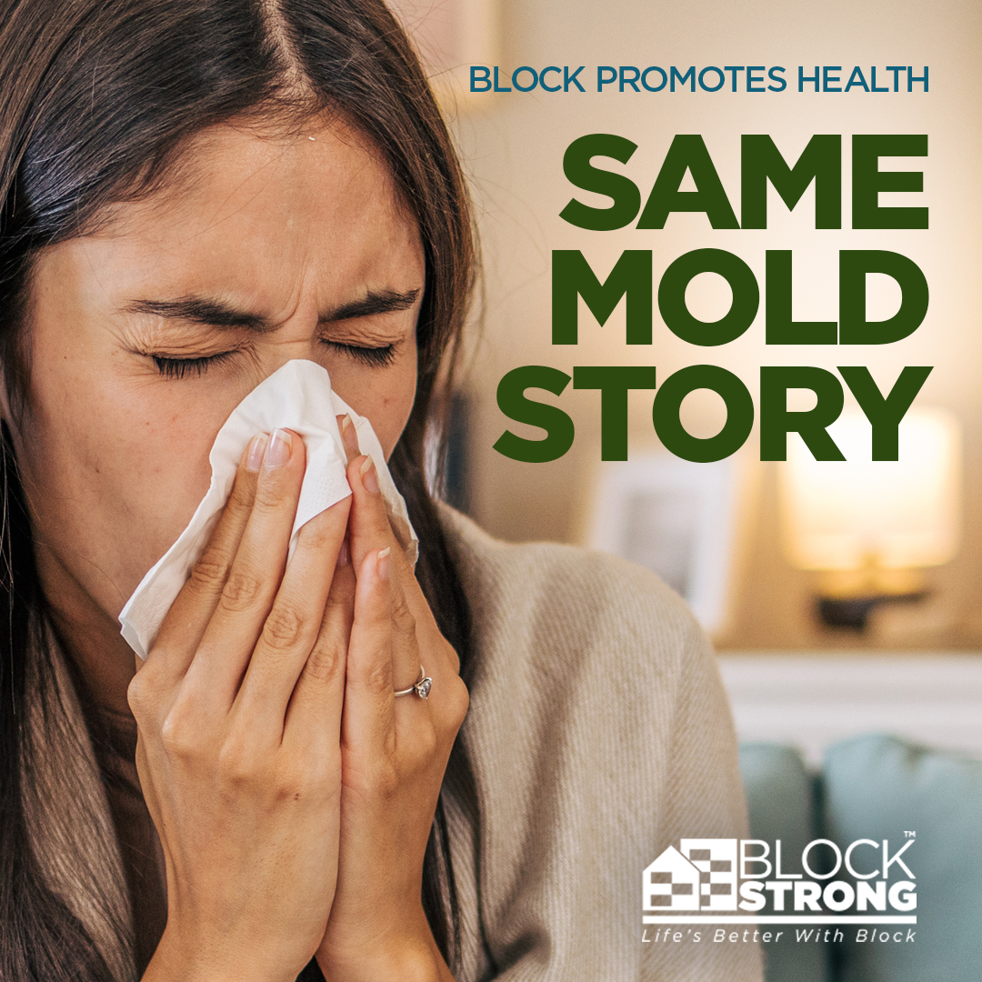 Block Strong - 🌬️ Unlike some materials, concrete block... | Facebook