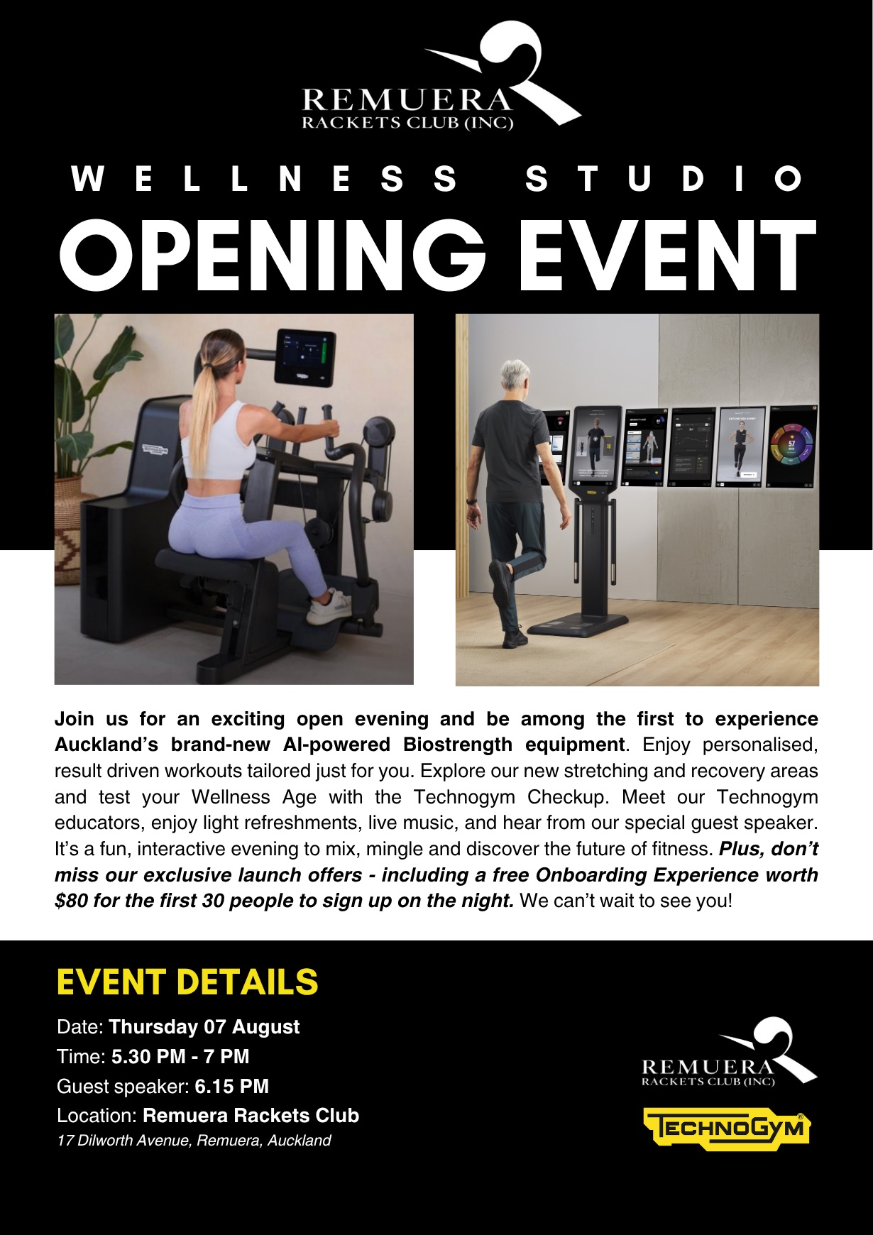Technogym - Join us for an exciting open evening at... | Facebook