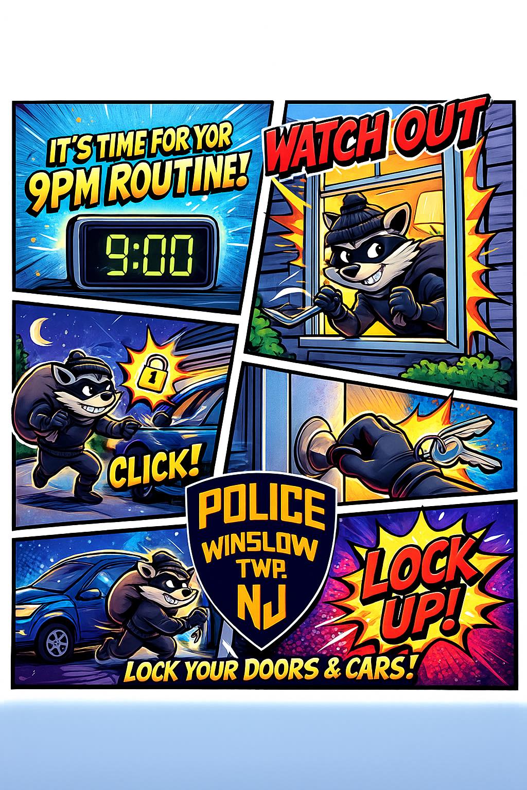 🔔At 9 PM (or any... - Winslow Township Police Department (NJ) | Facebook
