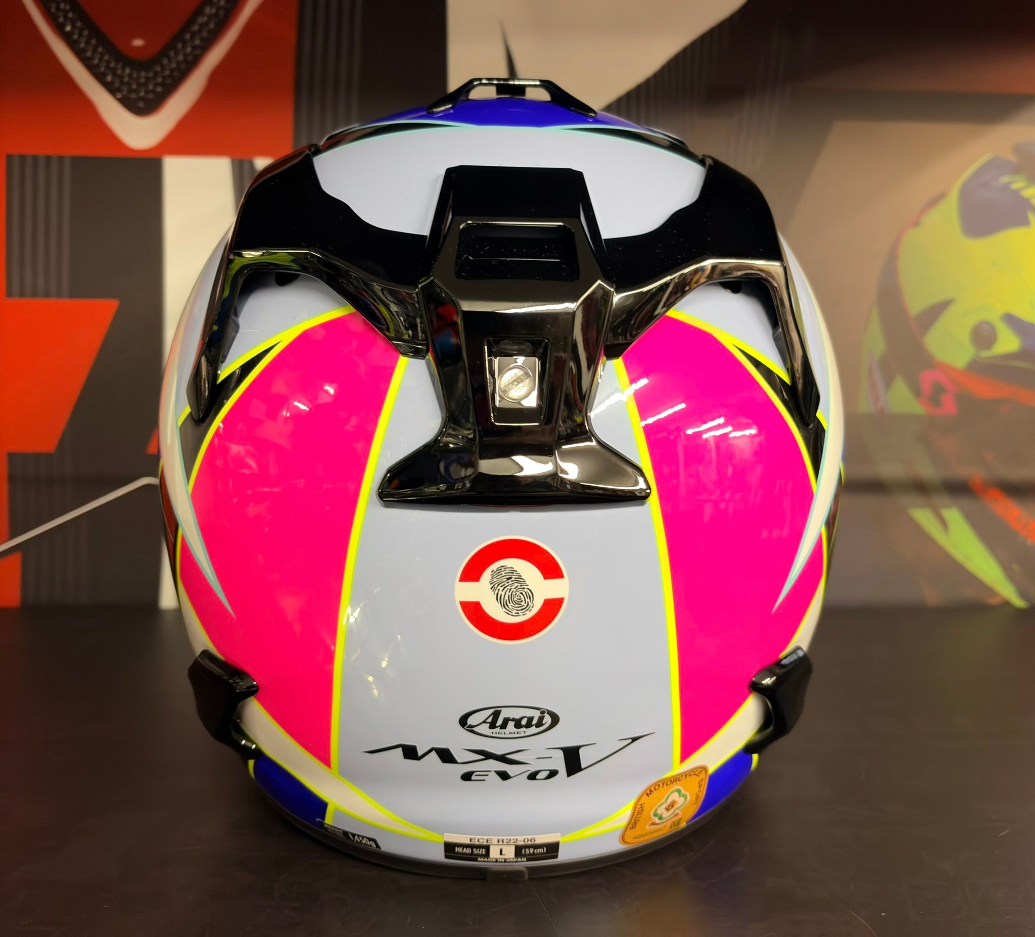 arai helmet dealers in india XD-5 Discovery - White/Orange/Black line motorcycle helmet from Arai Helmet Limited Home | Arai
