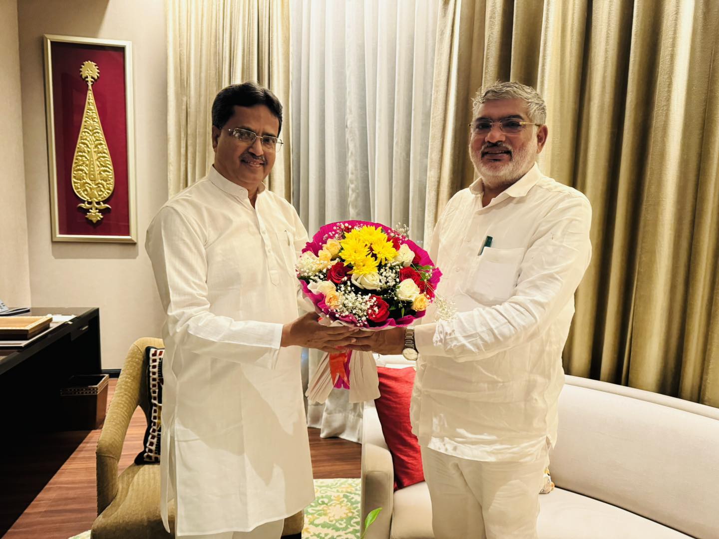 Dr.Manik Saha - Met Shri Mulubhai Bera, Hon’ble Minister... | Facebook