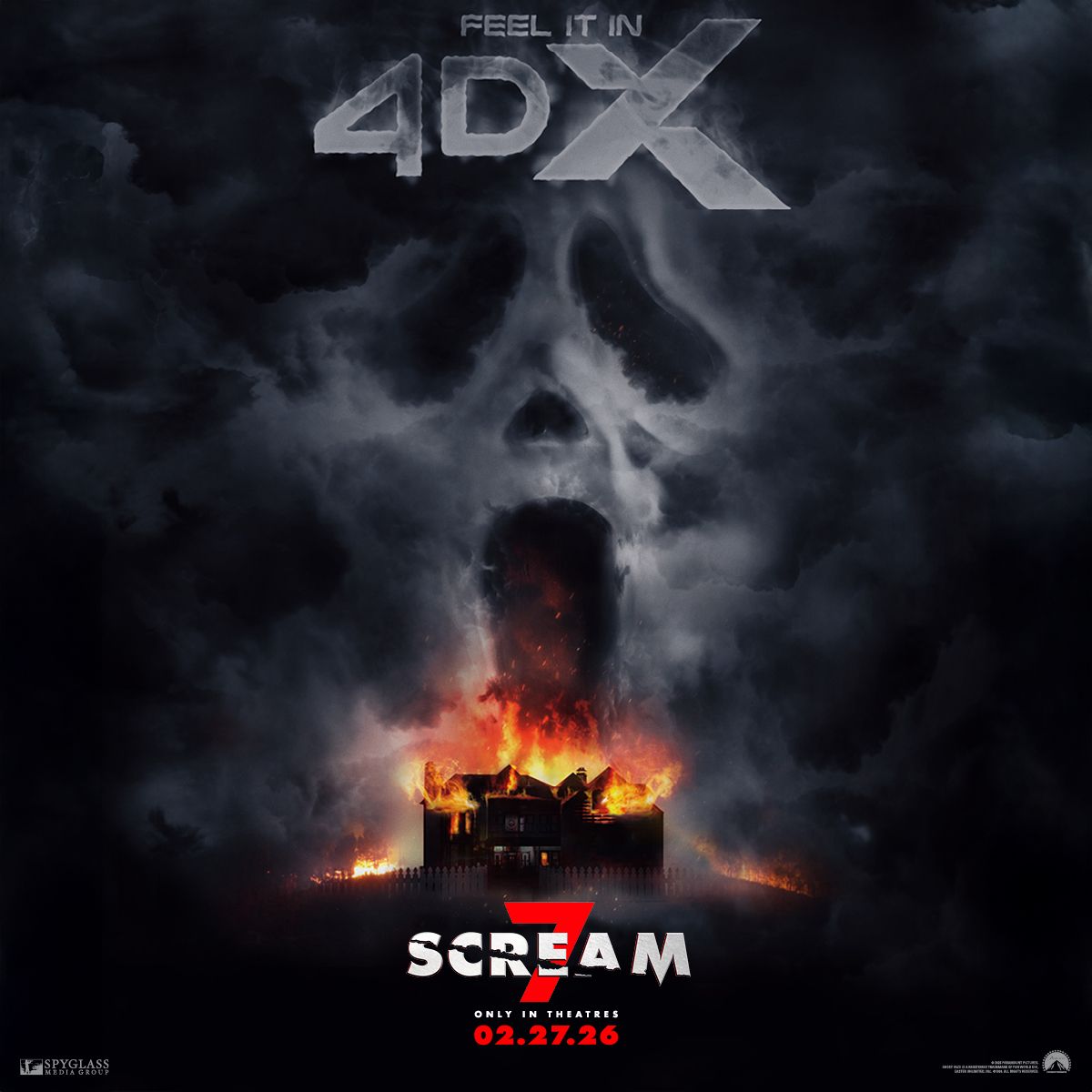 Scream 7 4Dx Poster & Teaser Breakdown: Visual Proof of How Ghostface Takes to the Air