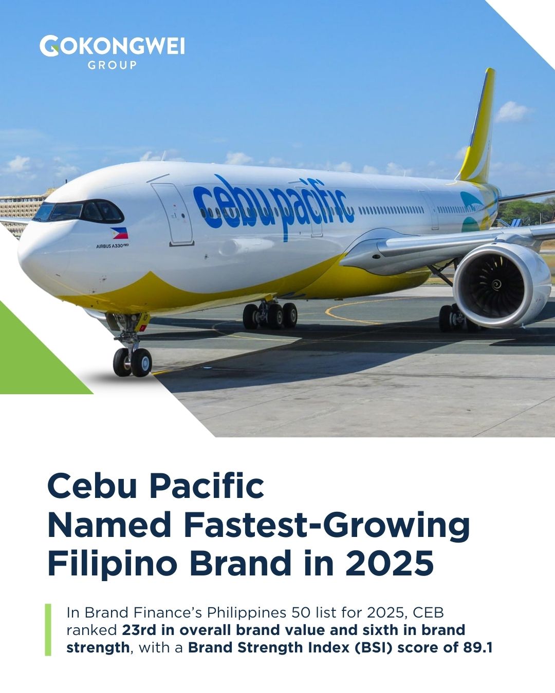 Gokongwei Group - Cebu Pacific Air has been named among... | Facebook