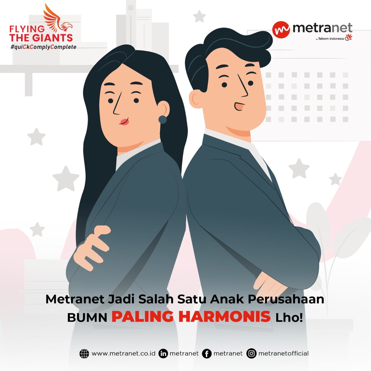Metranet - Sobat, Metranet dinobatkan sebagai runner up...