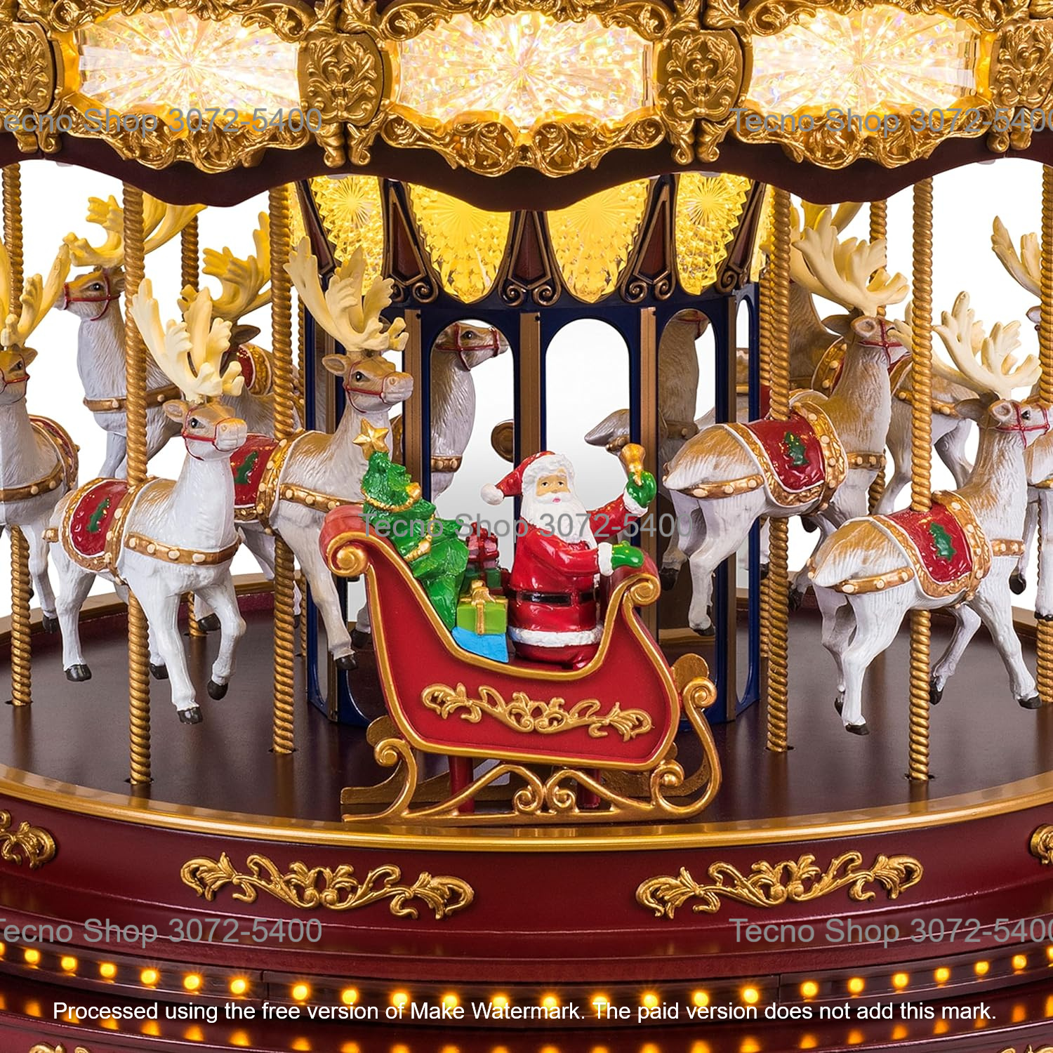 Tecno - 🎠 Carrusel de Lujo Gigante Musical Animado Navideño Mr ...