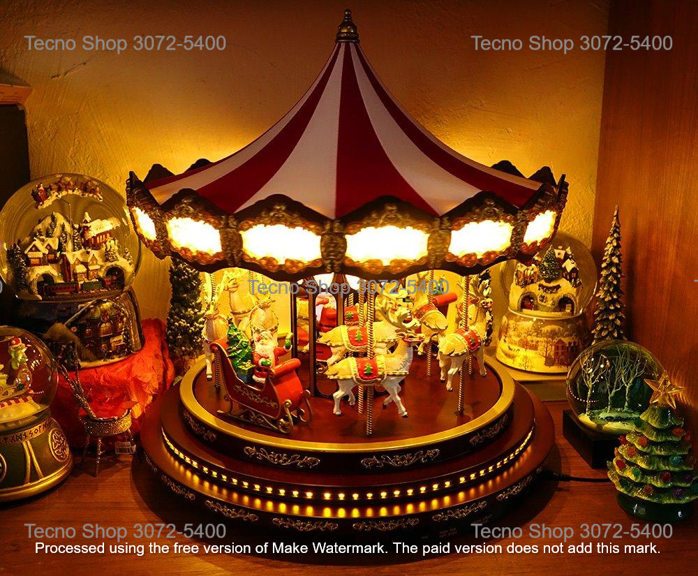 Tecno - 🎠 Carrusel de Lujo Gigante Musical Animado Navideño Mr ...