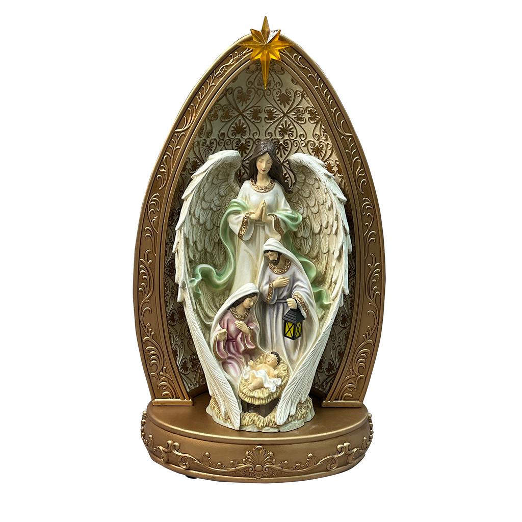 Tecno - Member's Selection – Figura de la Sagrada Familia con Luz de ...