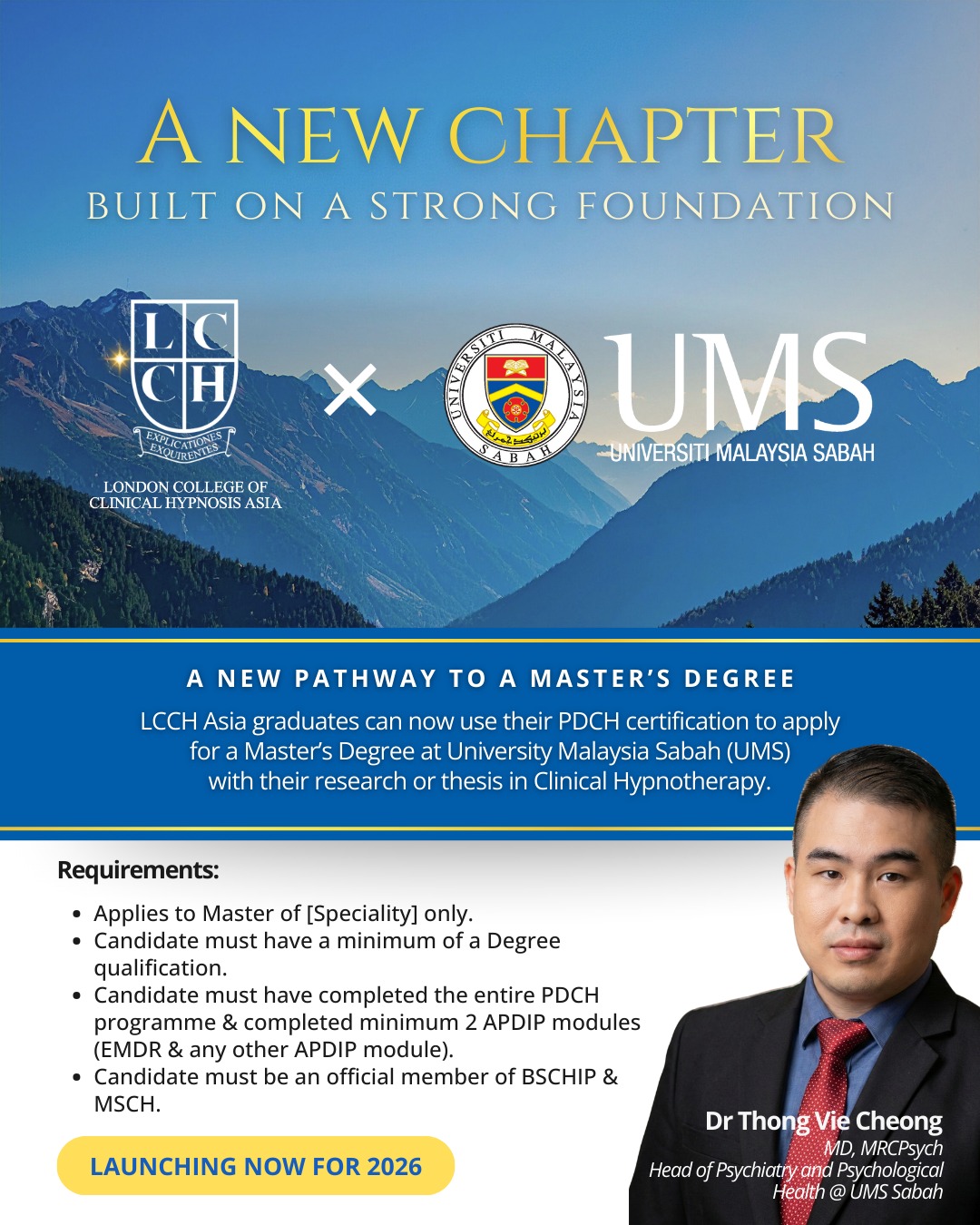 London - We are proud to recognise Dr. Thong, Head of Psychiatry and ...