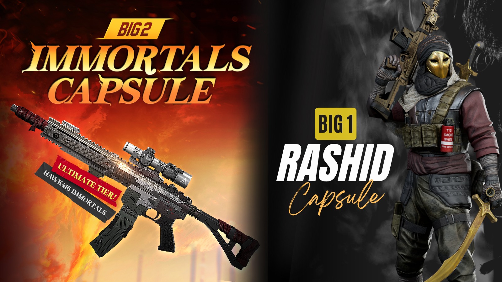 A.V.A - Mercenaries! The Big 2 Immortals Capsule and Big 1 Rashid ...