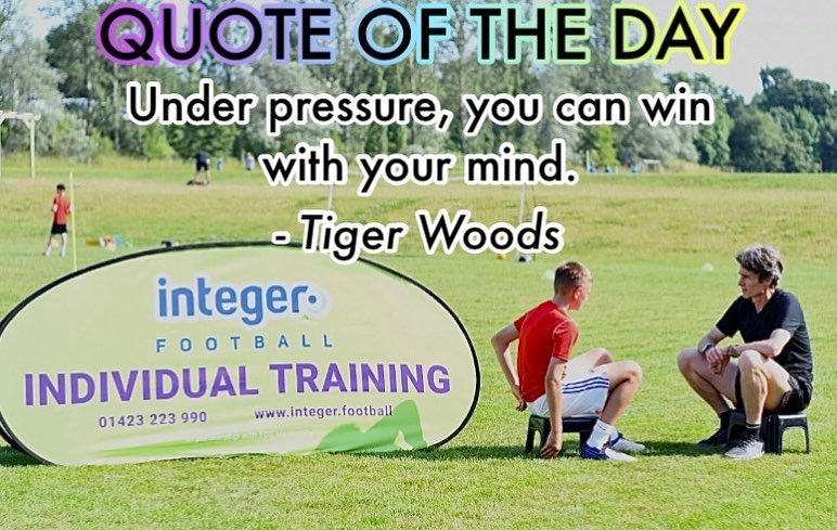 #QOTD 🗣 When under pressure try to do... - Integer Football | Facebook