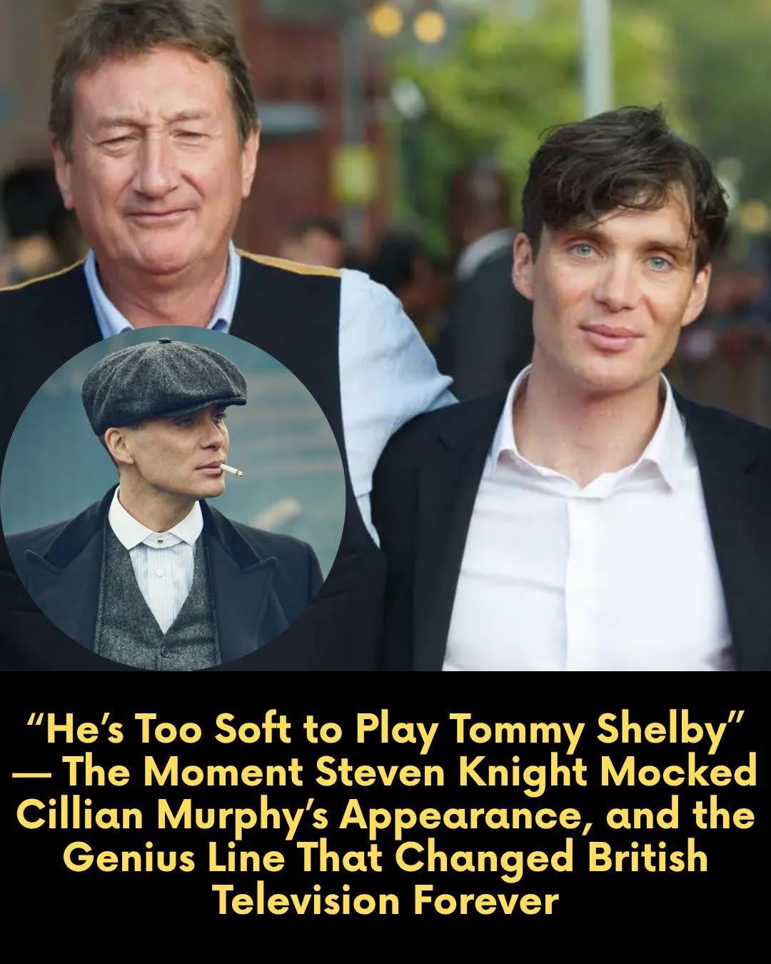 Gangster - Before Peaky Blinders became a legend, Steven Knight mocked ...