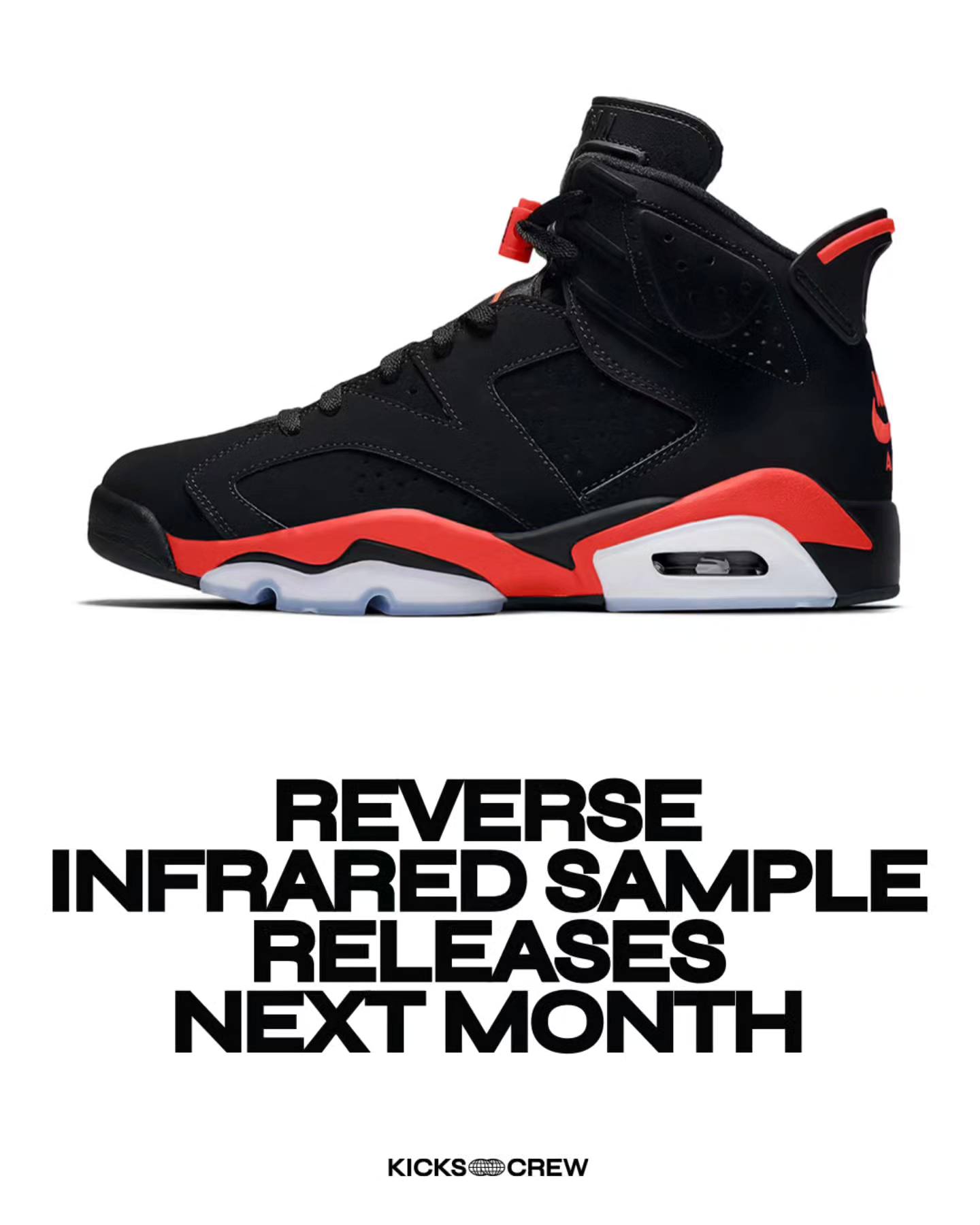 Originally created as a salesman sample in 1999, the Air Jordan 6 