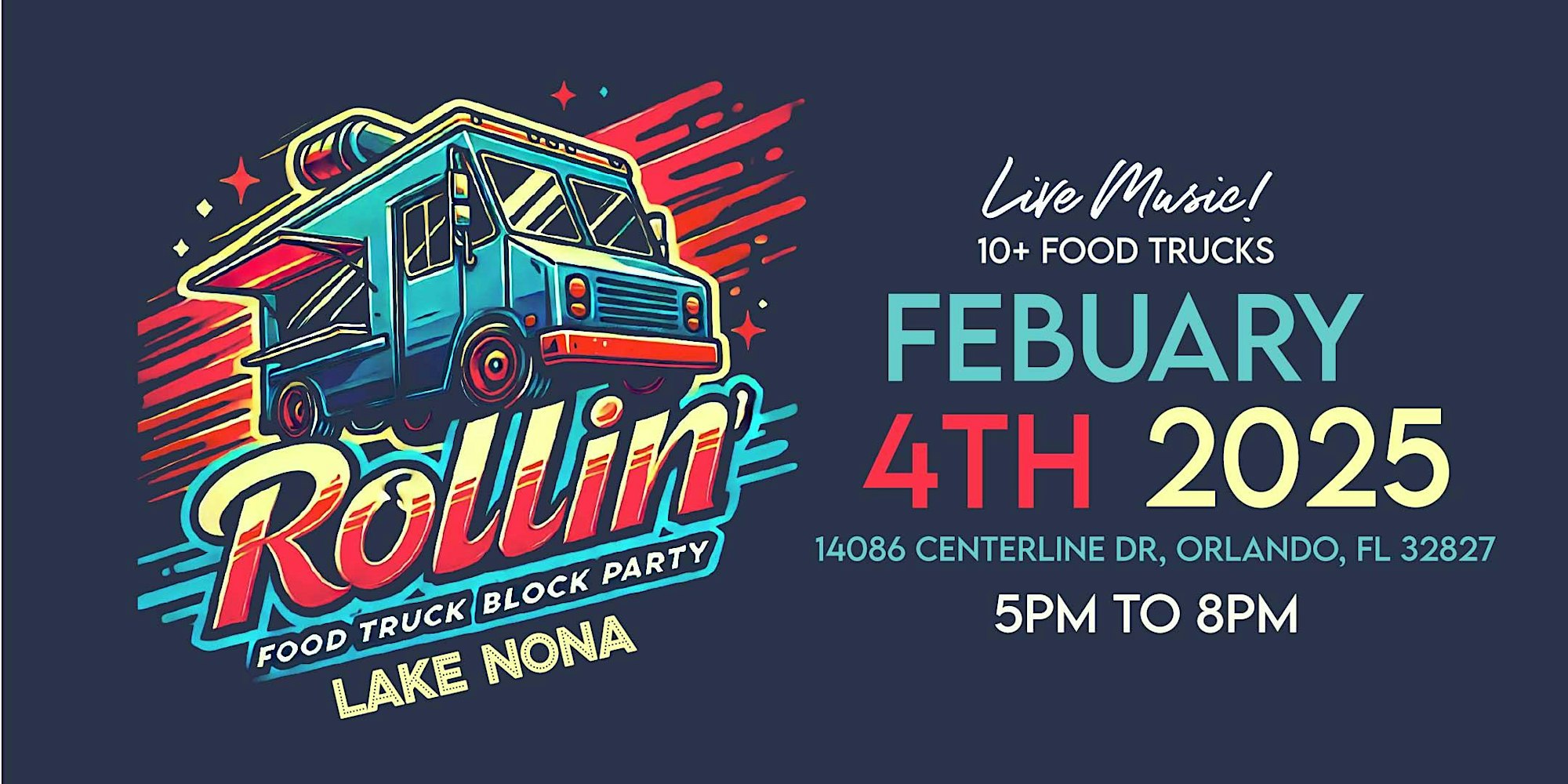 Rollin' Food Truck Block Party in Lake Nona