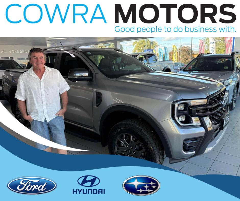 Cowra - 🎉Congratulations to Mick on the purchase of your new Ford ...