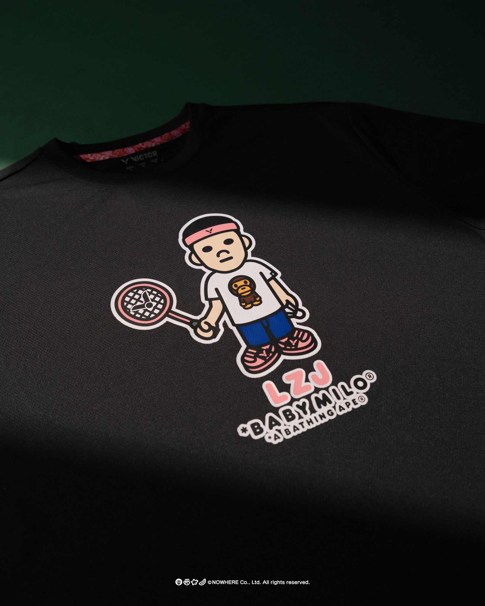 Victor x Baby Milo Store collection with badminton-inspired design