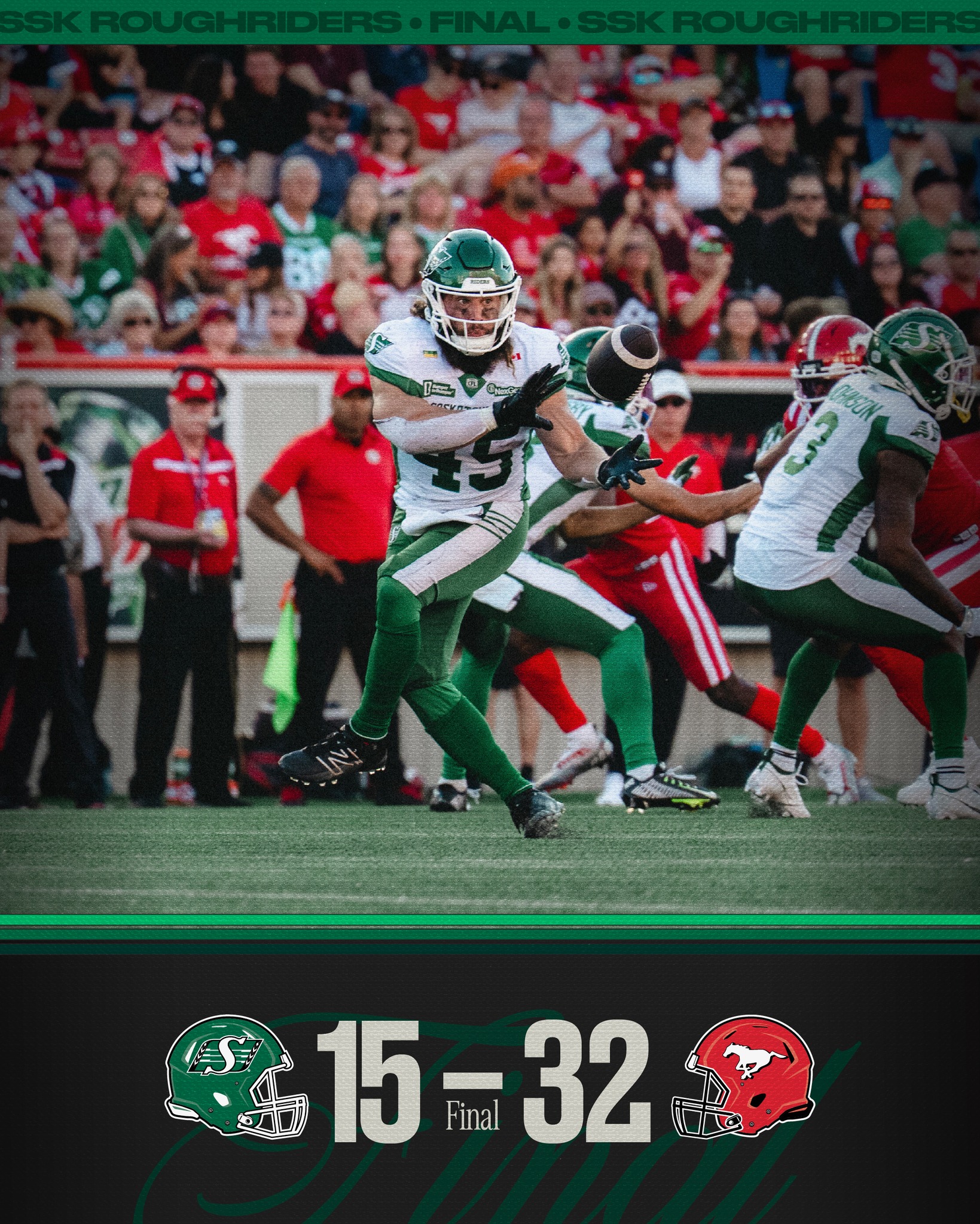 Final. - Saskatchewan Roughriders | Facebook
