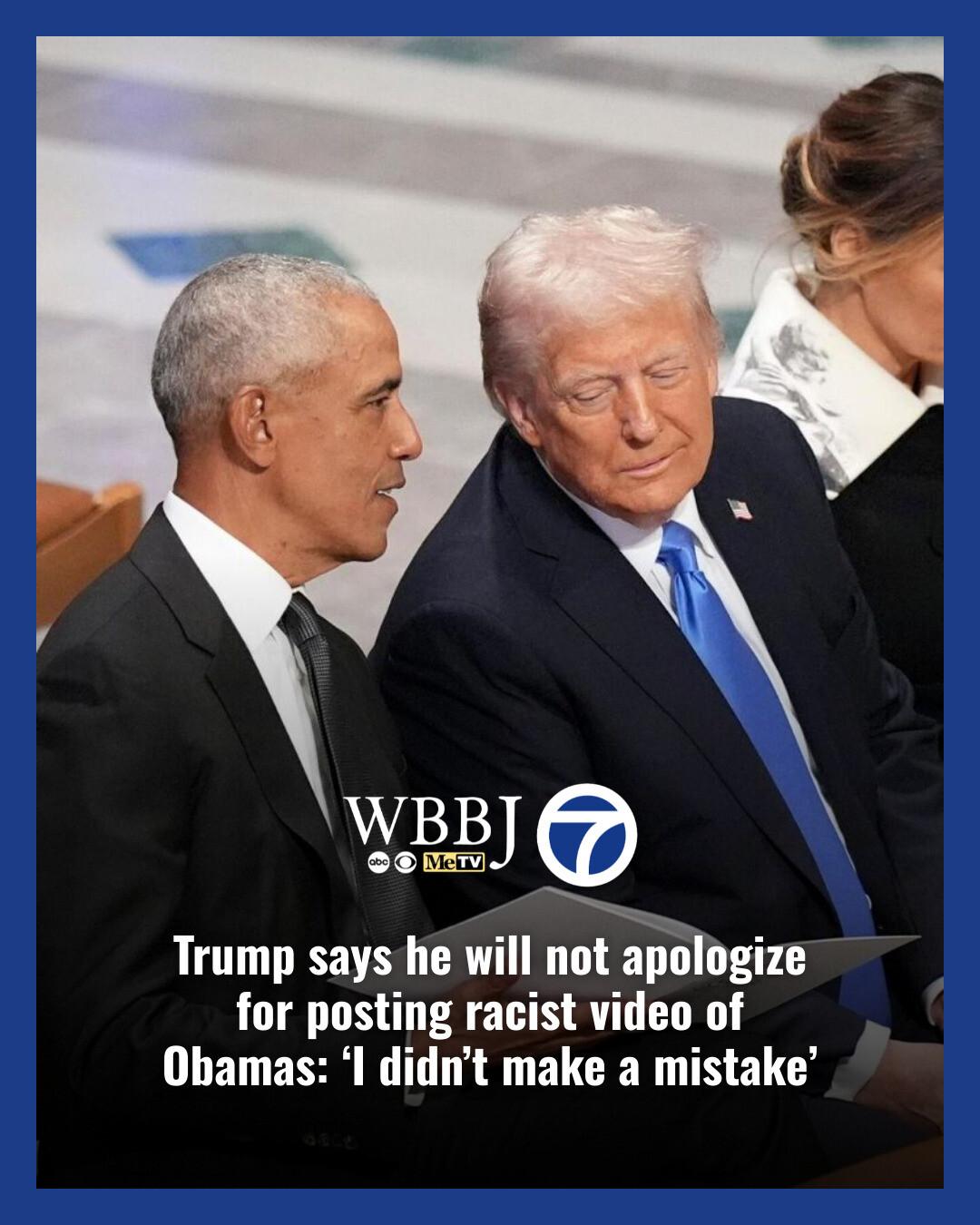 WBBJ - President Donald Trump’s racist social media post featuring ...