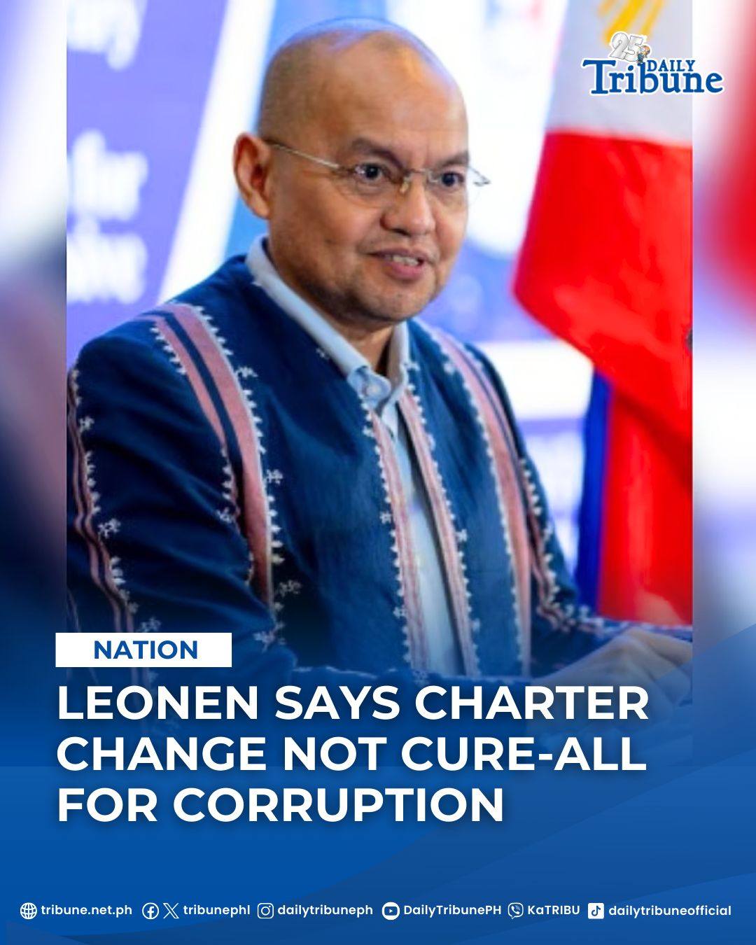 Daily Tribune - The renewed push for Charter change would... | Facebook