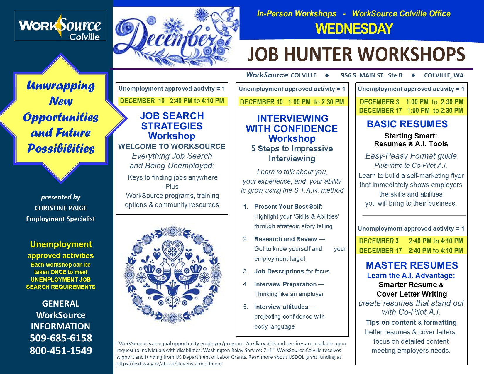 WorkSource Colville | Colville WA