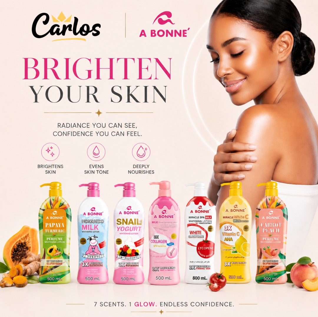 Discover the A BONNÉ Brightening Body Lotion Collection, enriched with skin-loving ingredients to help leave your skin feeling soft, hydrated, and more radiant. Formulated with ingredients we love like, Collagen, Glutathione, Vitamin