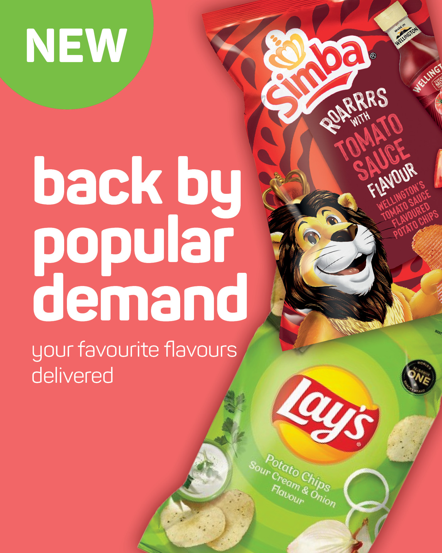 Pick - Guess who’s back? 👀🔥 Lay’s Sour Cream & Onion and Simba ...