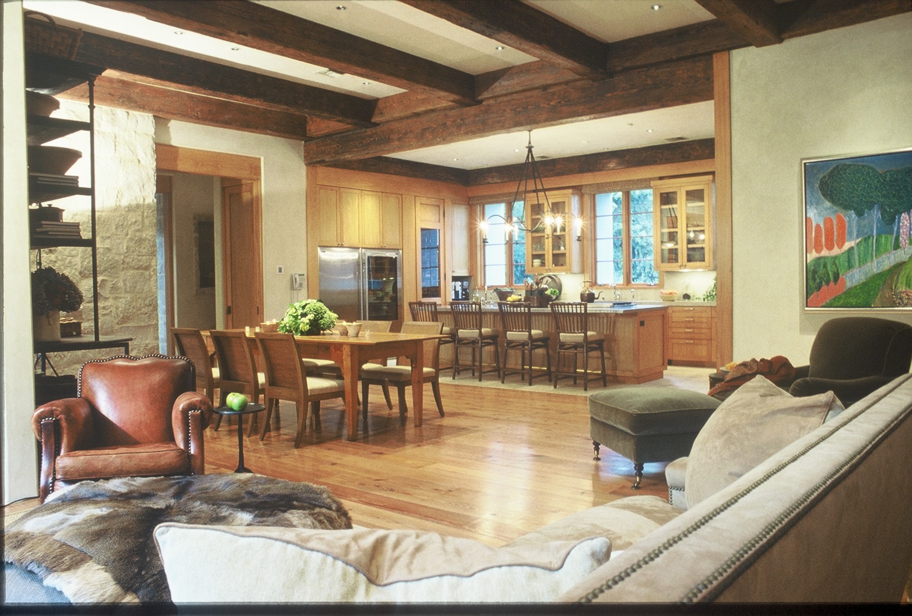 Wide open floor plans are... - Ginger Barber Interior Design