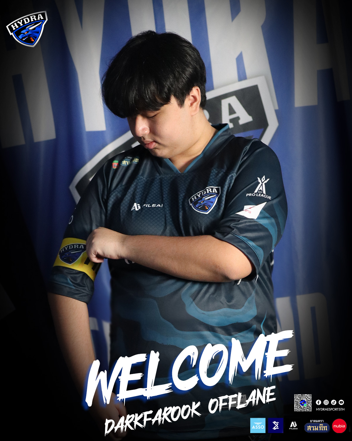 เปิดตัว LINE UP คนแรกของเรา Farook... - Hydra esports th | Facebook