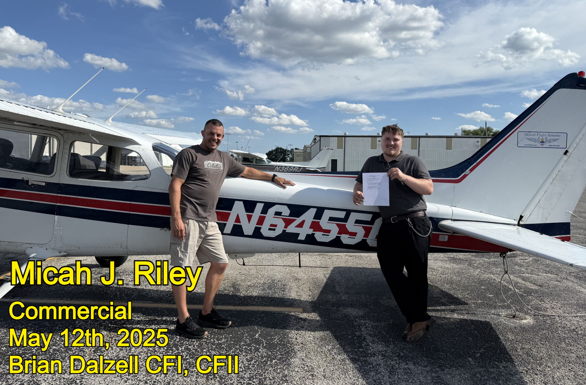 Big congrats to Micah J Riley for... - United Flight Systems | Facebook