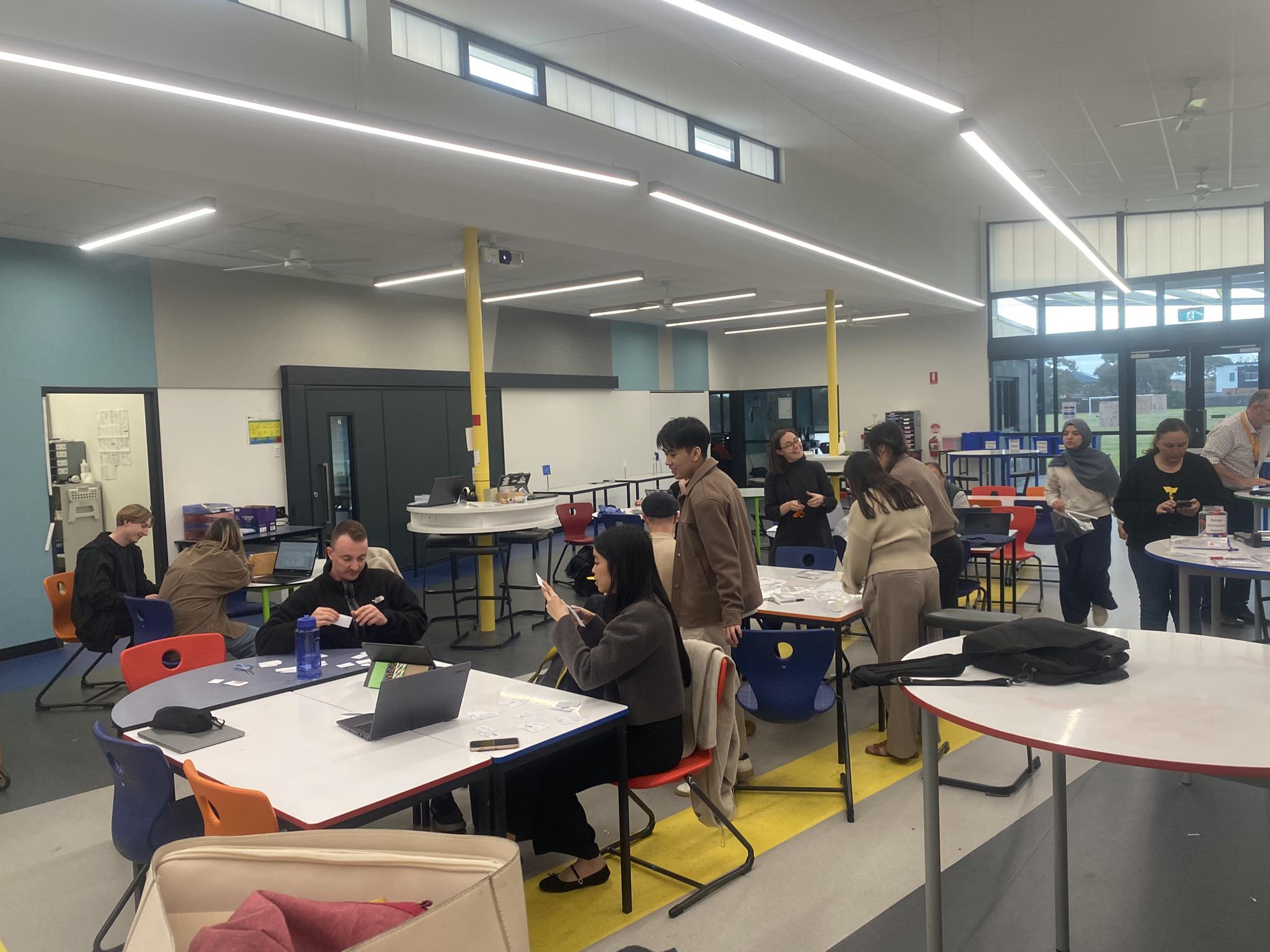 Sunshine - A sneaky pic of our teachers working together creating ...
