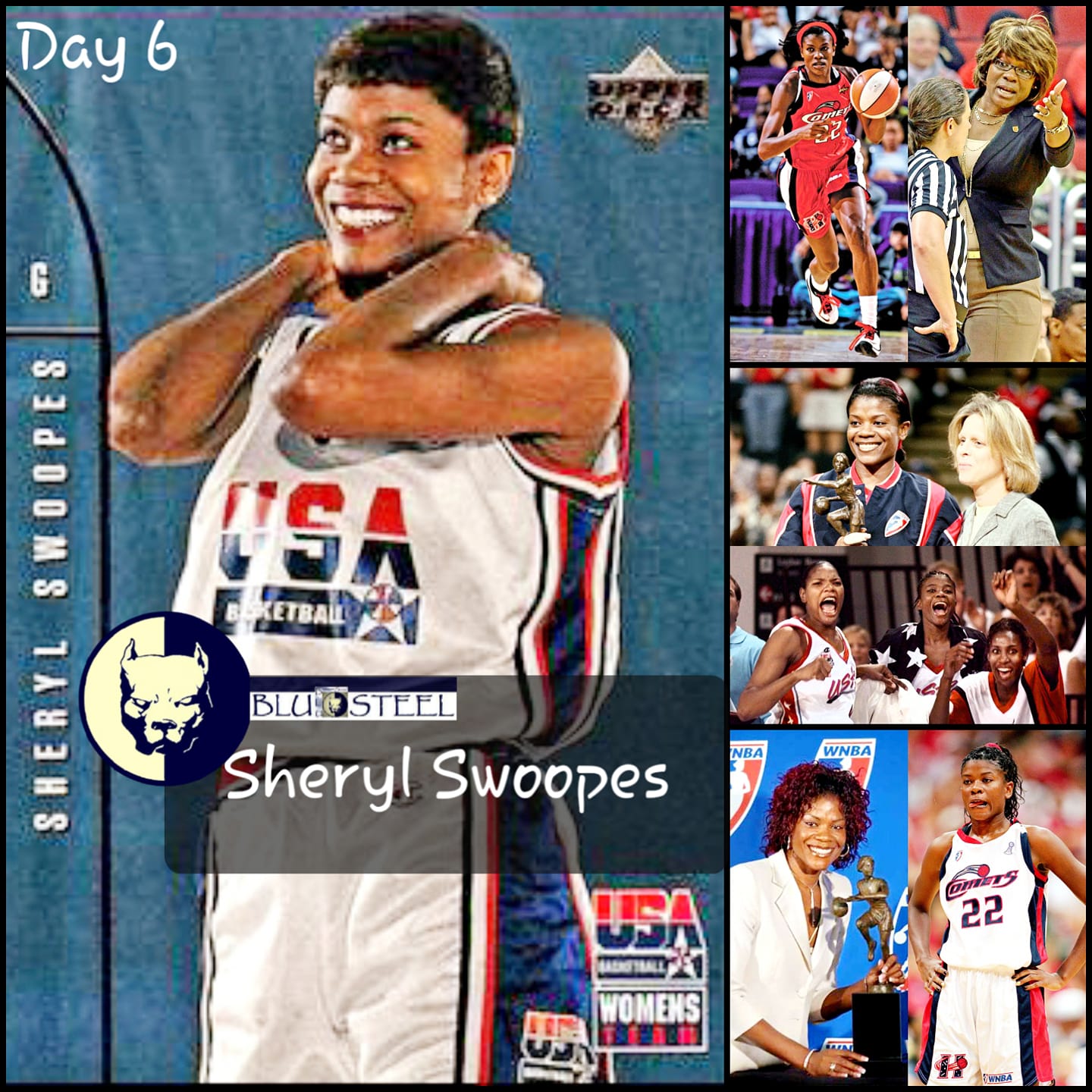 Former professional basketball player Sheryl Swoopes joins