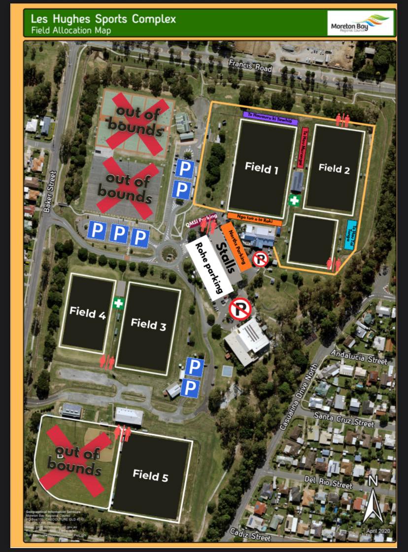 QLD - 📍 NGA HAU E WHA TOURNAMENT — MUD MAP DROP! Kia ora whanau! Here’s ...